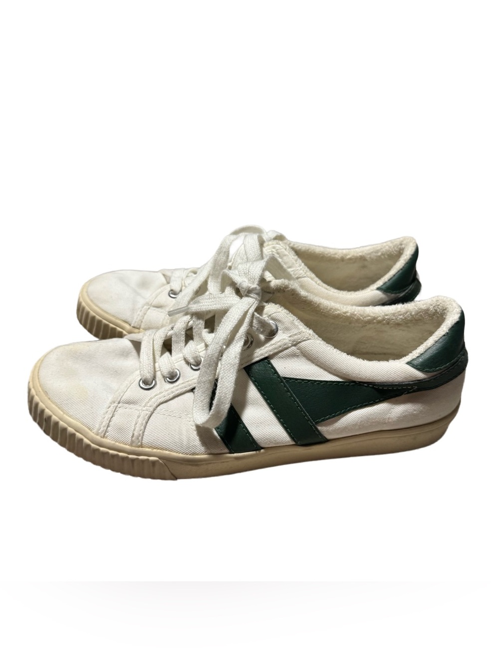 Gola Mark Cox Sneaker Women's 7 Tennis Shoe Lace Up Low Top Canvas Preppy - Picture 4 of 6